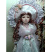 Кукла фарфоровая коллекционная Вероника с  зонтиком