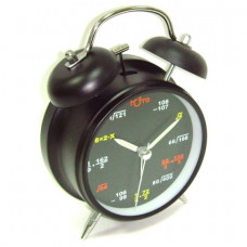 Часы будильник Формулы на циферблате