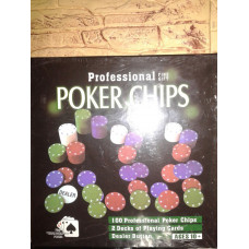 Покерный набор 100 фишек в коробке